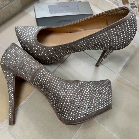 Rhinestone platform heels - Picture 6 of 9